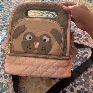 NWT Betsey Johnson Pug Lunch bag